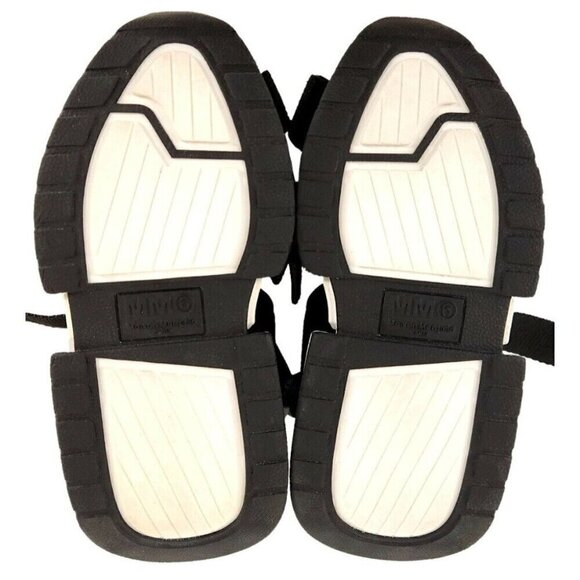 MM6 Maison Margiela Platform Bucket Sandals 36 6 Black White - Picture 5 of 7